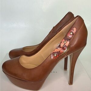 Guess Brown Platform Heels
